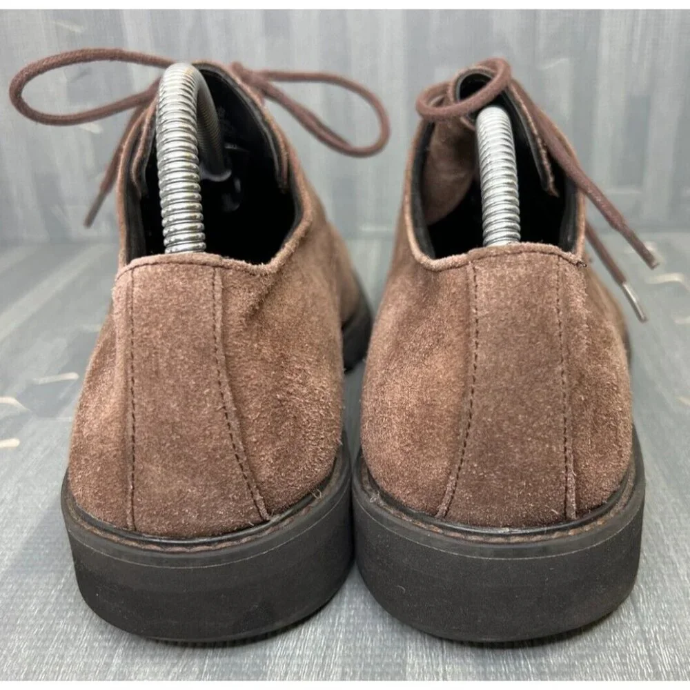 Blue Saks Fifth Avenue Oxford Dress Shoes Men's Size 9M Brown